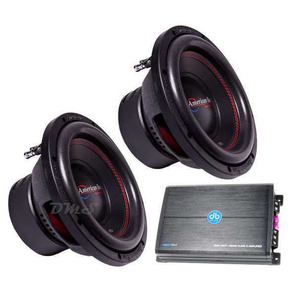 American Bass XO 10 V2 Package | Dual 10" 600W D4 Subwoofers & DB Drive NEO1.5KV2 Amplifier MAIN PHOTO