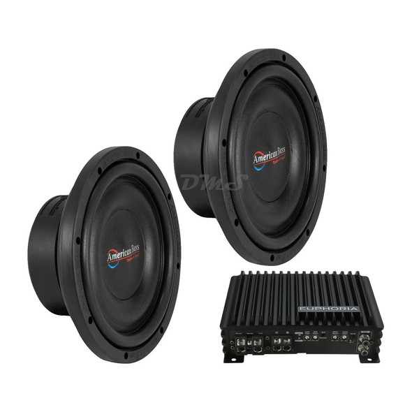 American Bass SL 10 Package | Dual 10" 600W D4 Slim Subwoofers & Euphoria EA1.600 Amplifier MAIN PHOTO