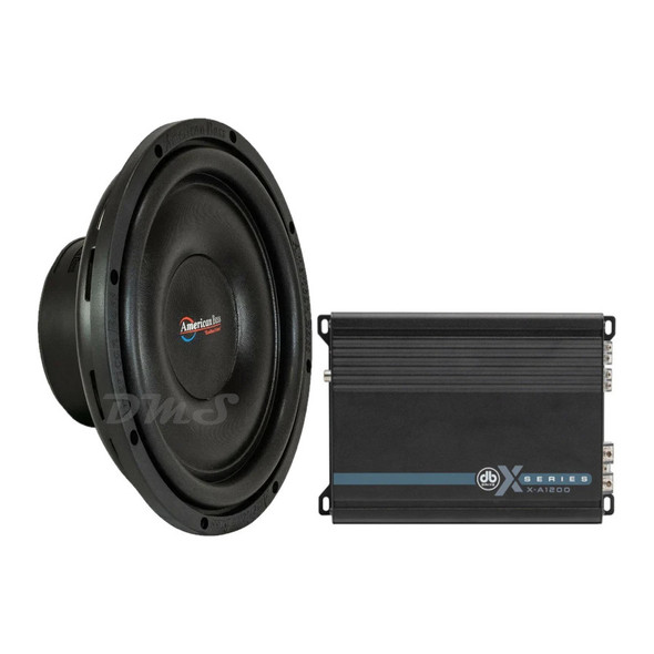 American Bass SL 12 Package | 12" 600W D4 Slim Subwoofer & DB Drive X-A1200 Amplifier MAIN PHOTO