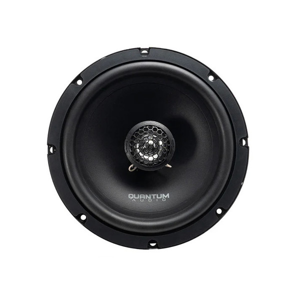Quantum Audio QS-652 | 6.5 Inch 300W 4 Ohm 2-Way Coaxial Speakers (Pair) FRONT PHOTO OF CONE