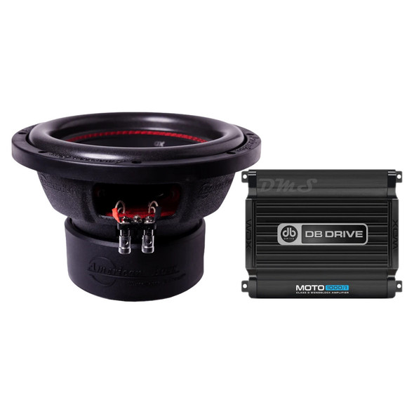 American Bass XD 10 V2 Package | 10" 900W D4 Subwoofer & DB Drive MOTO1000/1 Amplifier MAIN PHOTO