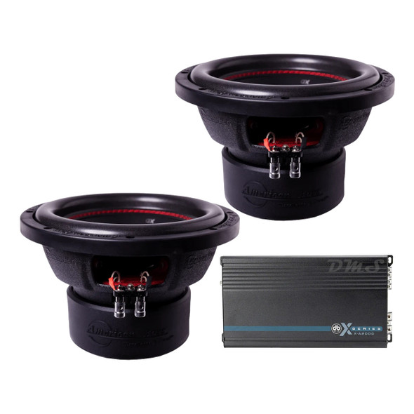 American Bass XD 10 V2 Package | Dual 10" 900W D4 Subwoofers & DB Drive X-A2000 Amplifier MAIN PHOTO