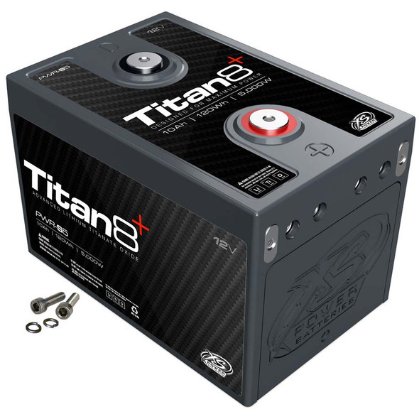 XS Power TITAN8 PWR-S5 | Lithium 12-Volt 10AH Power Cell Performance Battery | 5000W