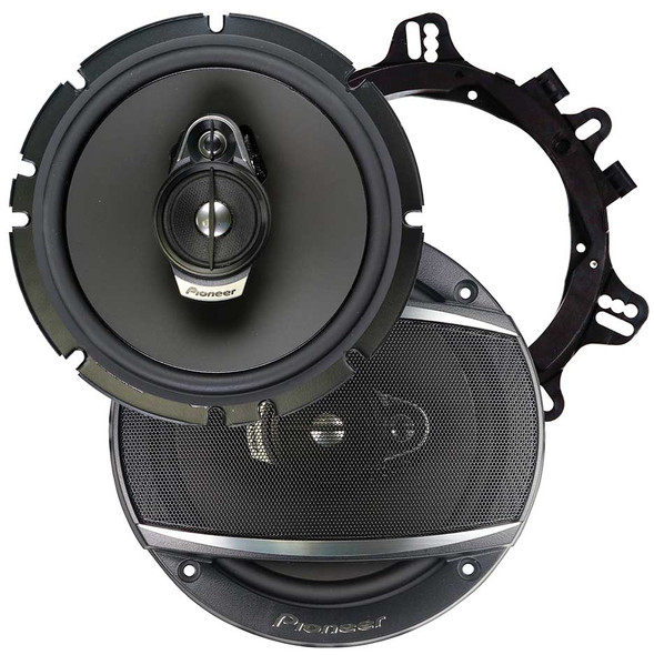 Pioneer TS-A1670F | 6.5 Inch 320W 4 Ohm 3-Way Coaxial Speakers (Pair)