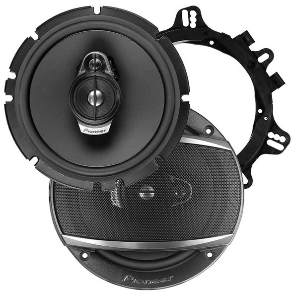Pioneer TS-A1677S | 6.5 Inch 320W 4 Ohm 3-Way Coaxial Speakers (Pair)