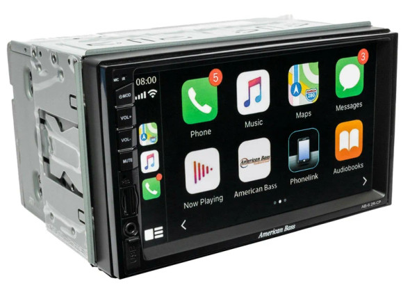 American Bass AB-6.2R-CP | 6.2 Inch Double Din Touchscreen Head Unit | Bluetooth Car Radio