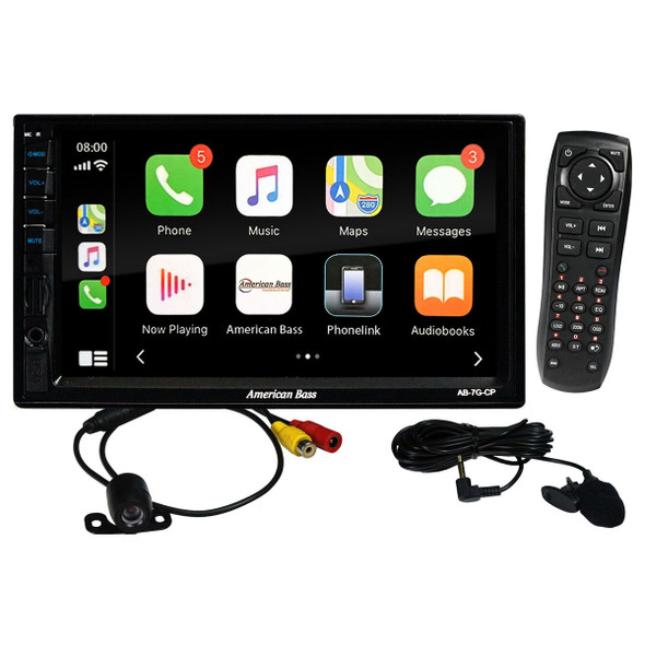 American Bass AB-7G-CP | 7 Inch Double Din Touchscreen Head Unit | Bluetooth Car Radio MAIN PHOTO