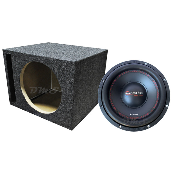 American Bass XO 12 Package | 12 Inch 600W DVC 4 Ohm Subwoofer & QPower HD Ported Box American Bass XO 12 Package | 12 Inch 600W DVC 4 Ohm Subwoofer & QPower HD Ported Box