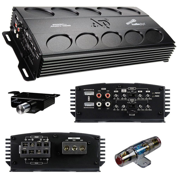 Audiopipe APMN 2500W Max 4 Channel Full Range Amplifier | APMN4150D