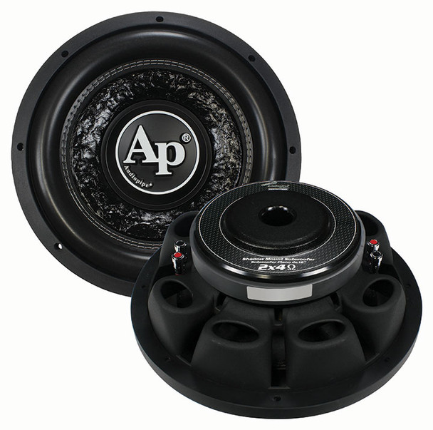 Audiopipe TXX-FA-1000 | 10 Inch 600W DVC 4 Ohm Shallow Mount Subwoofer