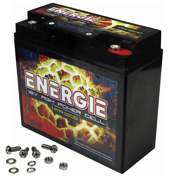 Energie PR1200 | 12-Volt 18AH AGM Power Cell Performance Battery | 1200W
