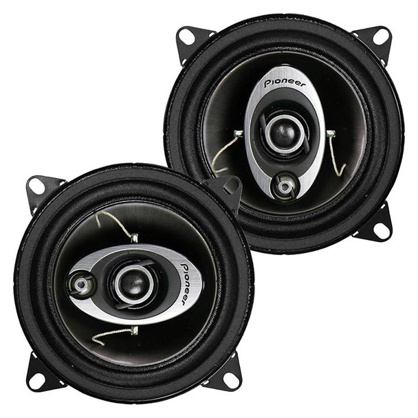 Pioneer TS-A1072R | 4 Inch 150W 4 Ohm 3-Way Coaxial Speakers (Pair)