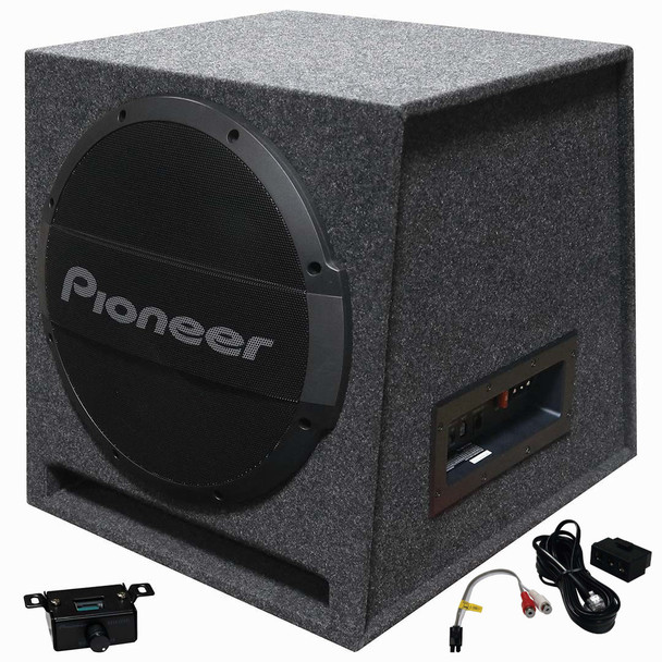 Pioneer TS-WX1210AH | 1500W Max 12 Inch Loaded Amplified Ported Subwoofer Enclosure