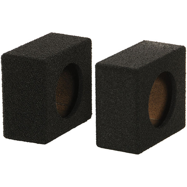 QBomb QBTW65 | 6.5 Inch Sealed Square Speaker Boxes (Pair)