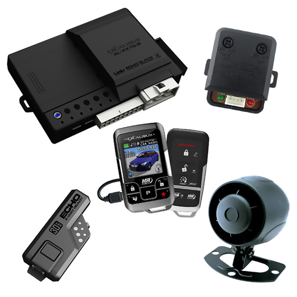 Excalibur AL-2075-3DB-L | 2-Way Vehicle Remote Starter Alarm System With Remotes