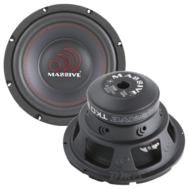 Massive Audio TKO 10 Inch 600W DVC 4 Ohm Subwoofer | TKO104