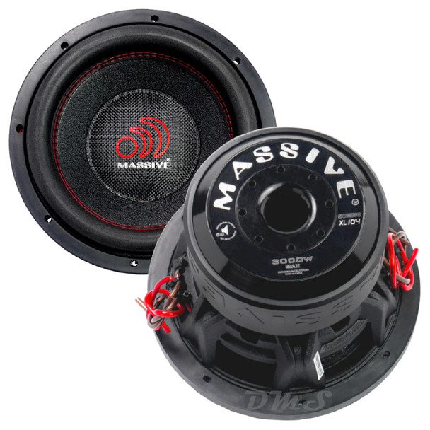 Massive Audio SUMMO XL 10 Inch 3000W DVC 4 Ohm Subwoofer | SUMMOXL104