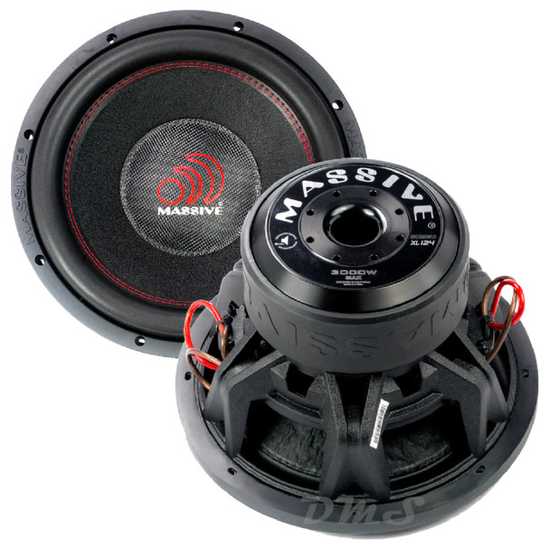 Massive Audio SUMMO XL 12 Inch 3000W DVC 4 Ohm Subwoofer | SUMMOXL124