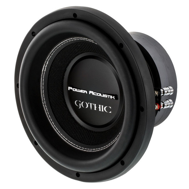 Power Acoustik Gothic GW3-10 | 10 Inch 2200W DVC 2 Ohm Subwoofer