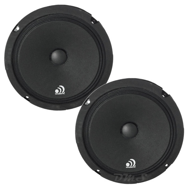Massive Audio M6C | 6.5 Inch 140W 8 Ohm Pro Audio Midrange Speakers (Pair)