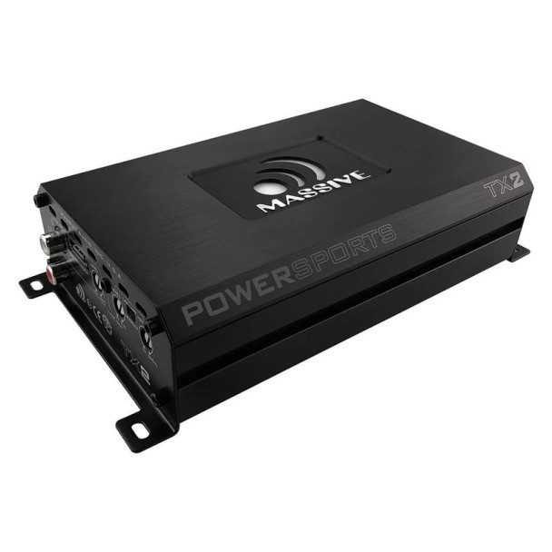 Massive Audio Trident TX2 | 480W 2 Channel Full Range Marine Amplifier w/Bluetooth