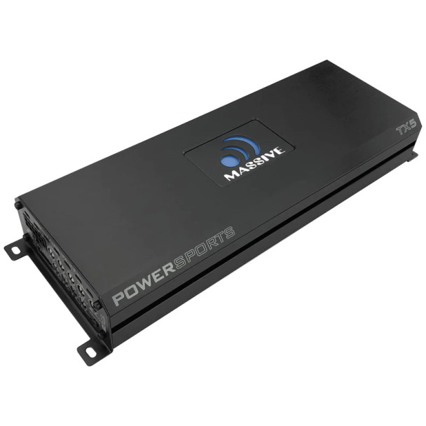 Massive Audio Trident TX5 | 1560W 5 Channel Full Range Amplifier | Marine Powersports