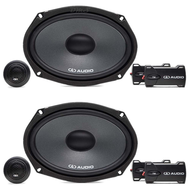 DD Audio D-Series 6x9 Inch 150W 4 Ohm Component Speakers Kit | DC6x9a
