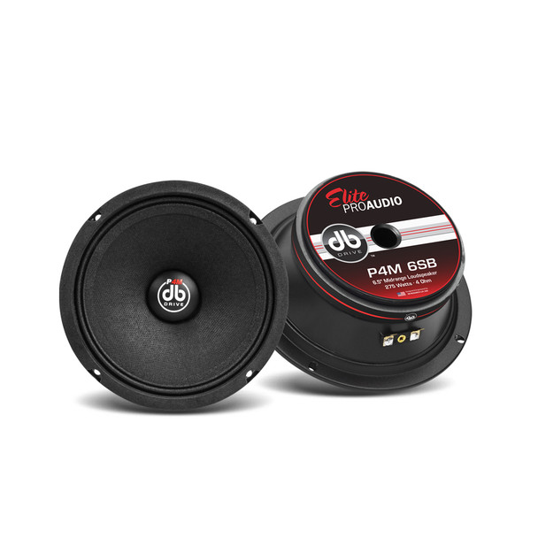 DB Drive P4M 6SB | 6.5 Inch 275W 4 Ohm Sealed-Back Pro Speaker (Single)