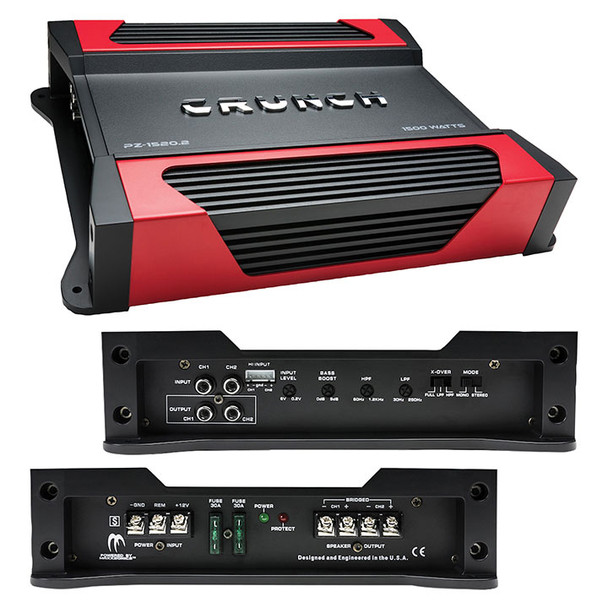 Crunch Powerzone PZ-1520.2 | 1500W Max 2 Channel Full Range Amplifier