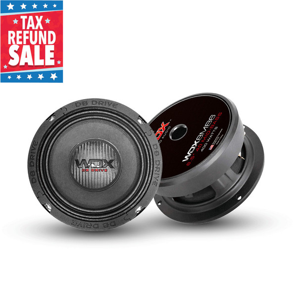 DB Drive WDX8MB6 | 6.5 Inch 400W 4 Ohm Pro Mid-Bass Speaker (Single)
