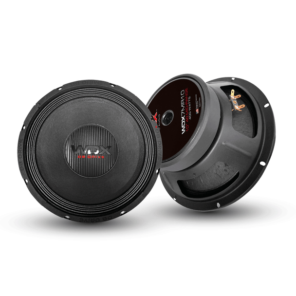 DB Drive WDX7MR10 | 10 Inch 400W 4 Ohm Pro Midrange Speaker (Single)
