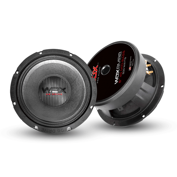 DB Drive WDX8MB8 | 8 Inch 500W 4 Ohm Pro MidBass Speaker (Single)