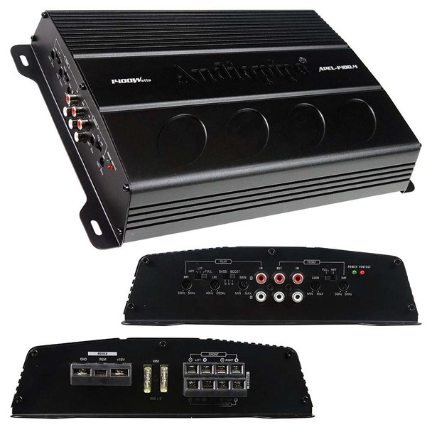 Audiopipe APEL-1400.4 | 1400W Max 4 Channel Full Range Amplifier