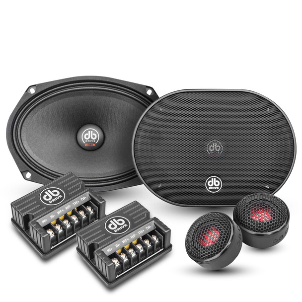 DB Drive WDX69C-G2 | 6x9 Inch 600W 4 Ohm Midrange Component Speakers (Pair)