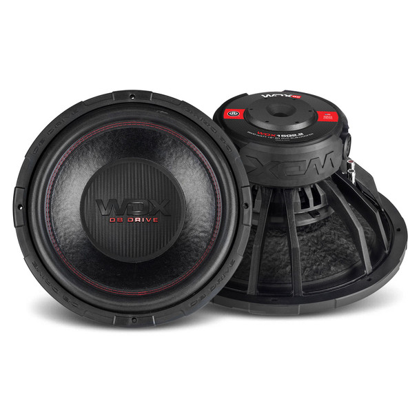DB Drive WDX15G2.2 | 15 Inch 2500W Max DVC 2 Ohm Subwoofer | WDX G2 15"