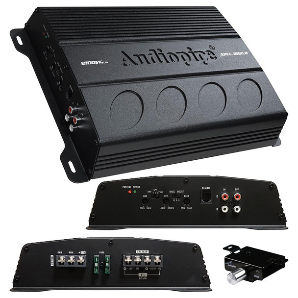 Audiopipe APEL 2100W Max 2 Channel Full Range Amplifier | APEL21502
