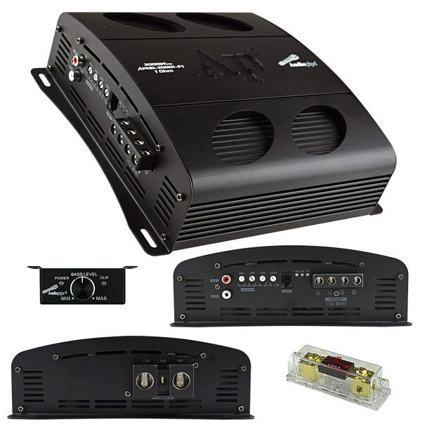 Audiopipe APHD-30001-F1 | 3300W RMS Monoblock Full Range Amplifier | 1 Ohm