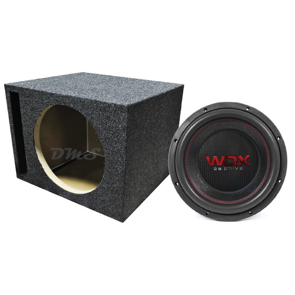 DB Drive WDX G1 10 Package | 10" 2000W D4 Subwoofer & QPower HD Ported Box