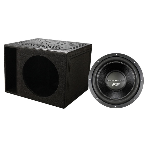 Power Acoustik BAMF 12 Package | 12 Inch 3500W DVC 2 Ohm Subwoofer & QBomb Kerf Ported Box
