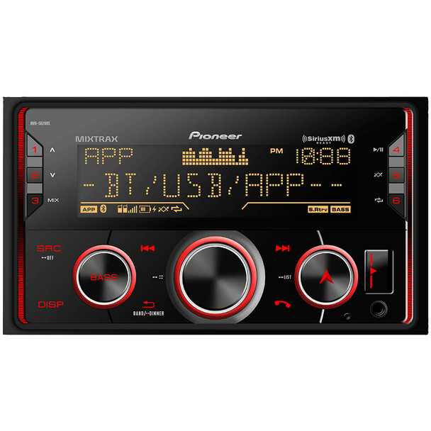 Pioneer MVH-S620BS | Double Din Multi-Media Bluetooth Head Unit Car Radio