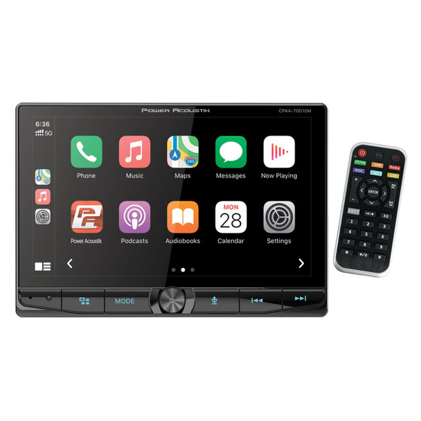Power Acoustik CPAA-70D10M | 10.6 Inch Floating Double Din Touchscreen Head Unit Car Radio