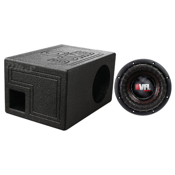 VFL Audio VFL-8D4 Package | 8 Inch 1200W DVC 4 Ohm Subwoofer & QBomb Ported Box