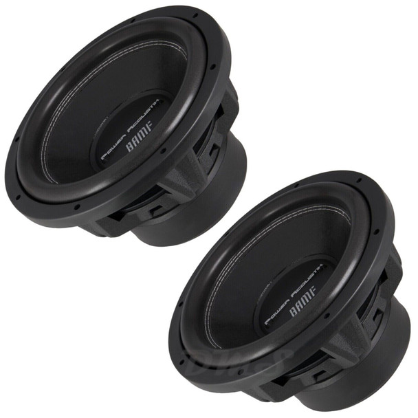 Power Acoustik BAMF 12 Inch 3500W DVC 2 Ohm Subwoofers | BAMF122 (Pair)
