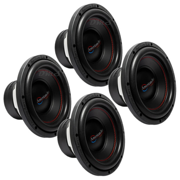 American Bass DX 10 Inch 600W SVC 4 Ohm Subwoofers | DX104 (4 Pack)