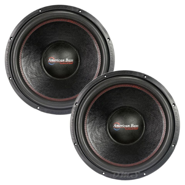 American Bass DX 15 Inch 1000W SVC 4 Ohm Subwoofers | DX154 (Pair)