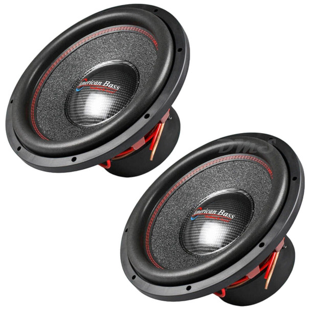 American Bass HAWK 15 Inch 3000W DVC 4 Ohm Subwoofers | HAWK1544 (Pair)
