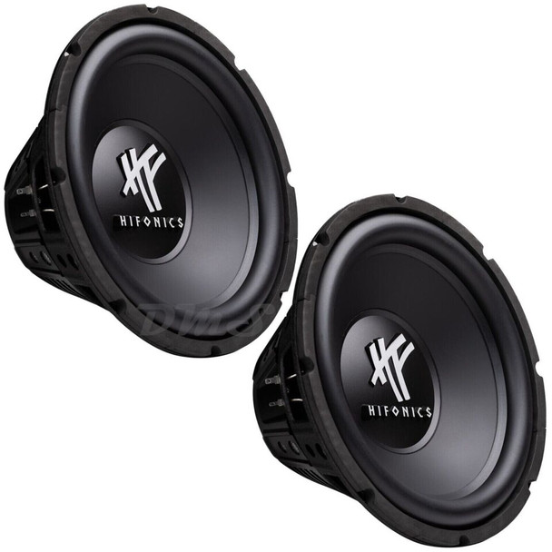Hifonics HFX12D4BK | 12 Inch 800W DVC 4 Ohm Subwoofers (Pair) Hifonics HFX12D4BK | 12 Inch 800W DVC 4 Ohm Subwoofers (Pair)