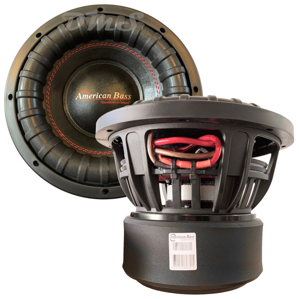 American Bass XFL 10 Inch 3000W DVC 2 Ohm Subwoofer | XFL1022, XFL-1022, XFL10D2, XFL-10-D2