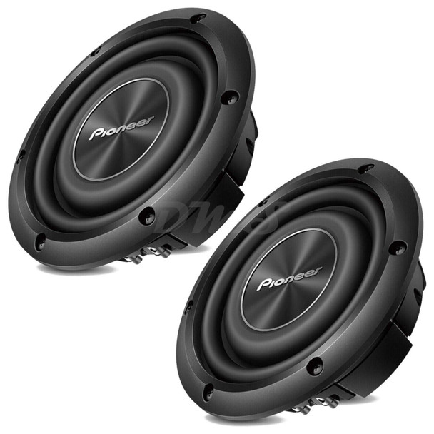 Pioneer TS-A2000LD2 | 8 Inch 700W DVC 2 Ohm Shallow Slim Subwoofers (Pair)