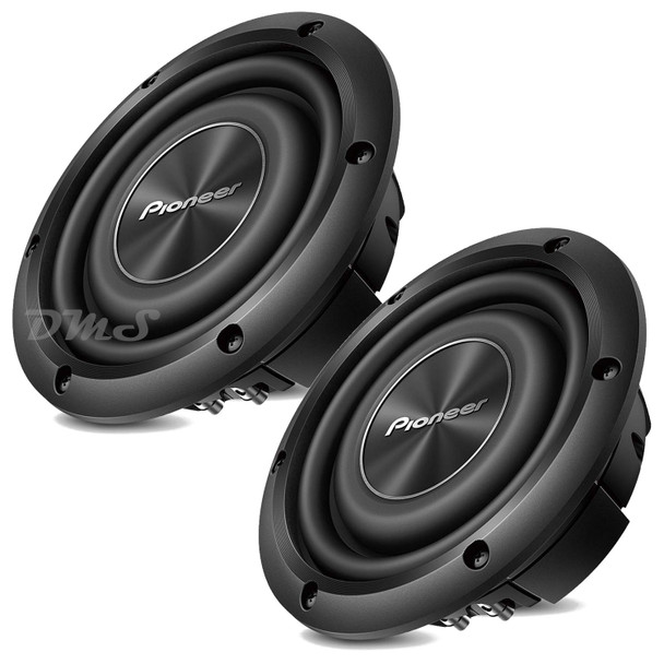 Pioneer TS-A2000LD2 | 8 Inch 700W DVC 2 Ohm Shallow Slim Subwoofers (Pair)